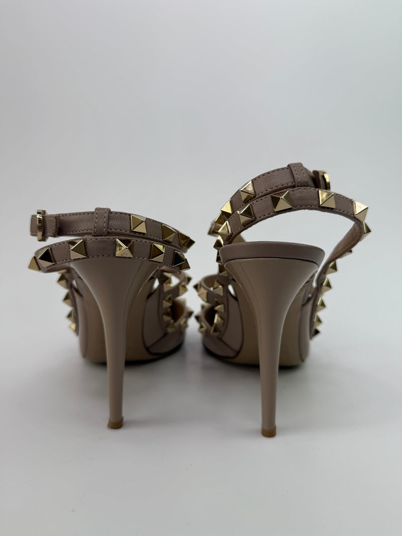 Valentino Garavani Rockstud Caged Pumps (Size 38.5/UK5.5)