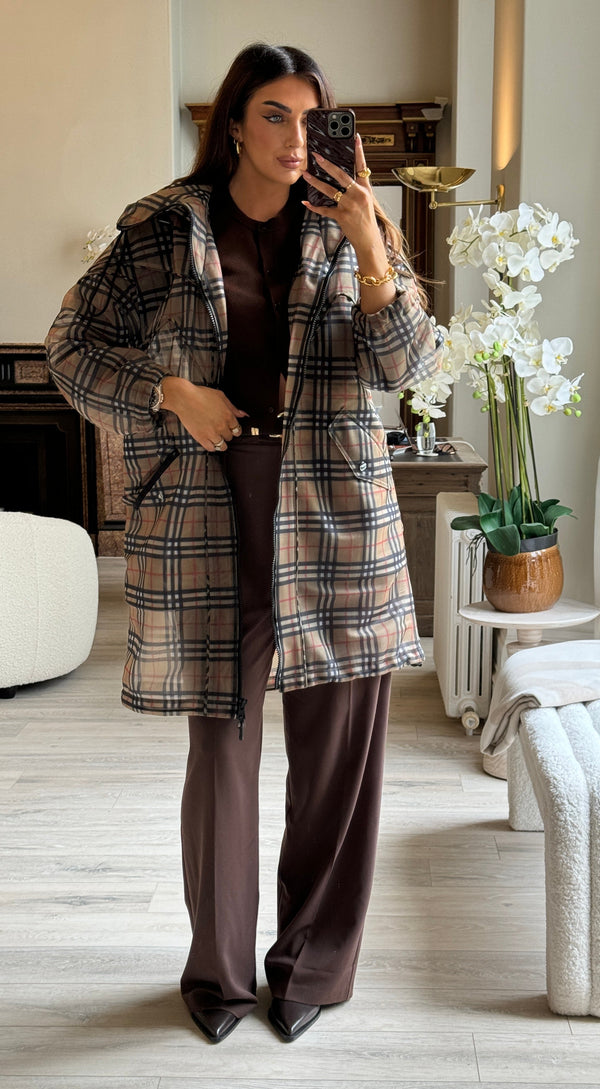 burberry mesh trench jacket size uk