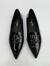Chanel CC Patent Pumps (Size 39.5/UK6.5)