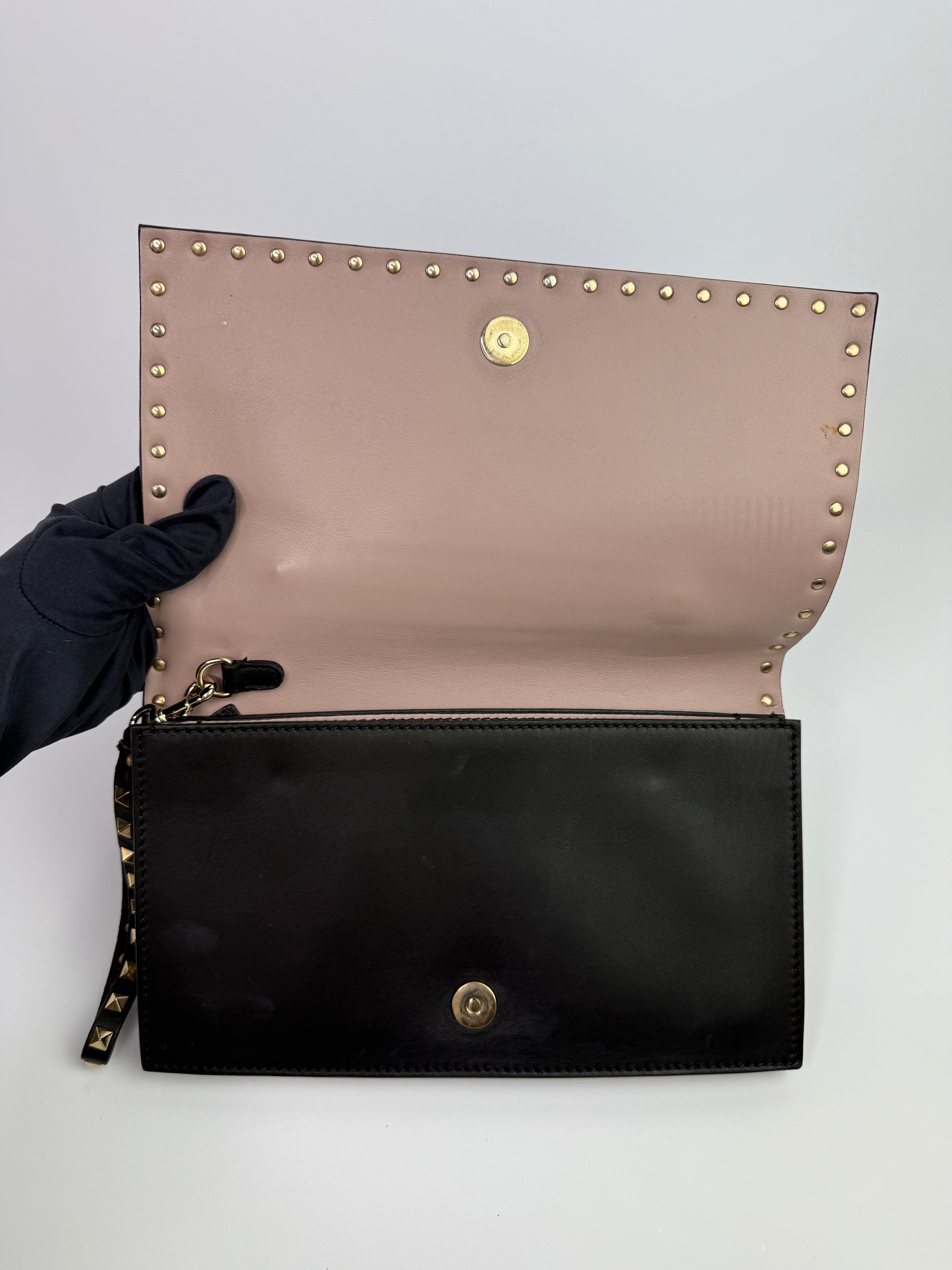 Valentino Garavani Rockstud Wristlet Clutch