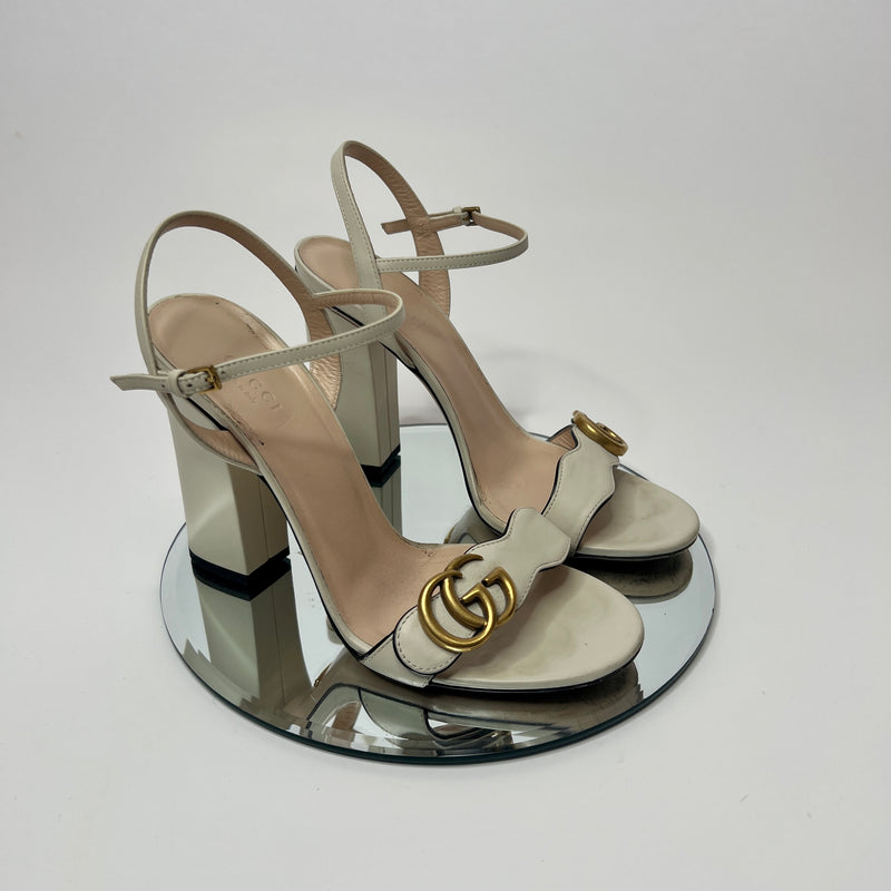 Gucci Marmont Mid Heel Sandal (Size 39/UK 6)