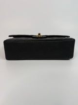 Chanel Medium Classic Double Flap Black Caviar With GHW