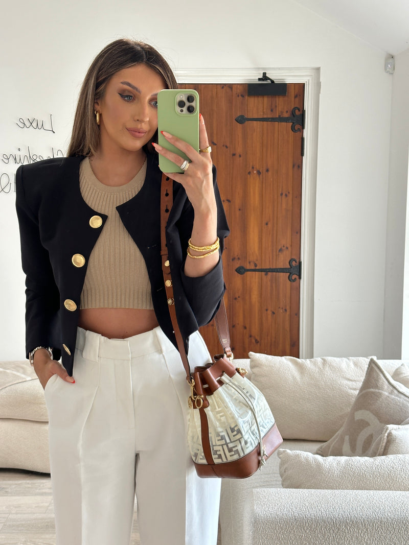 Fendi Mon Tresor Transparent Bucket Bag