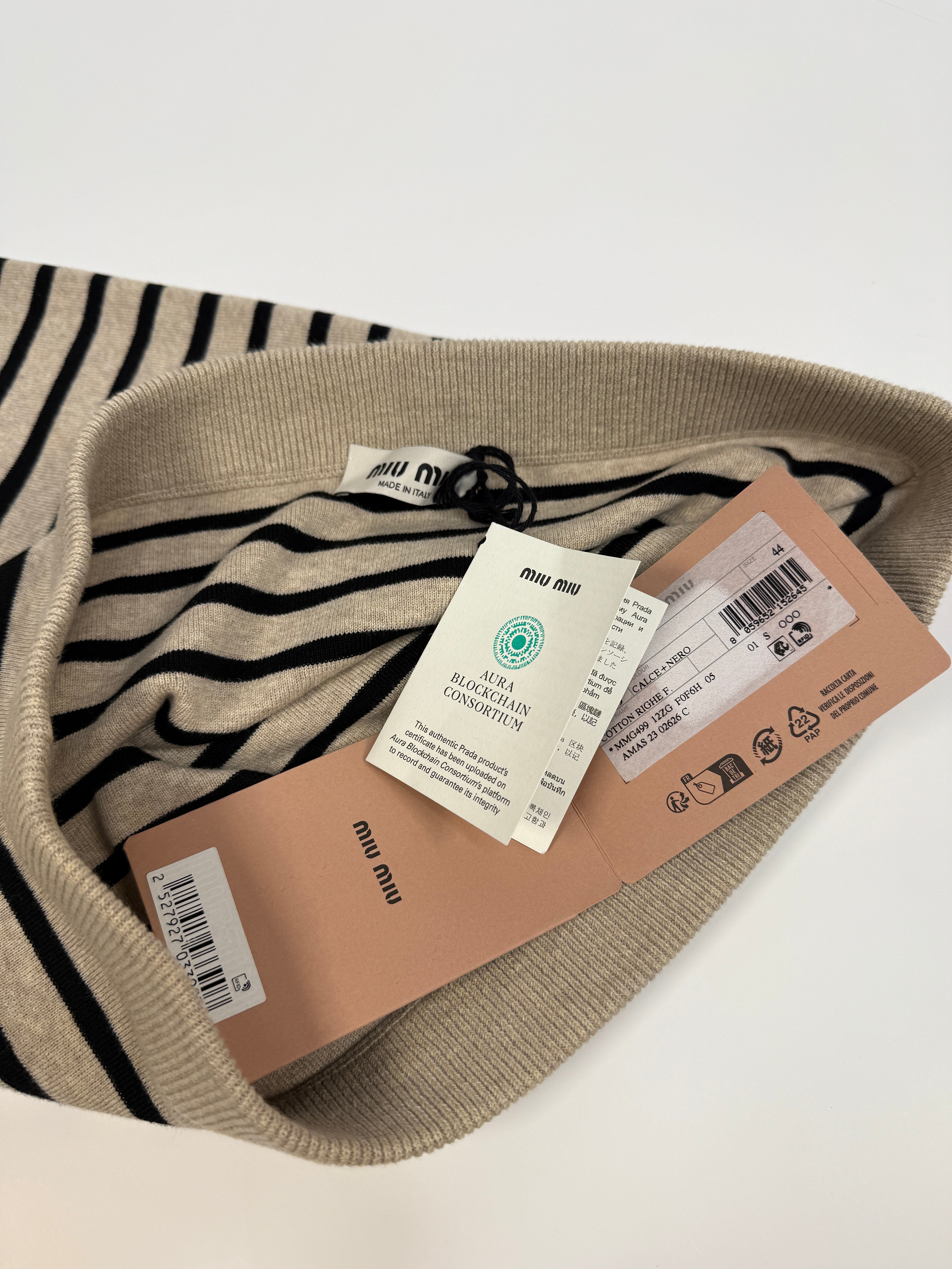 Miu Miu Mini Skirt  (Size 44/UK12)