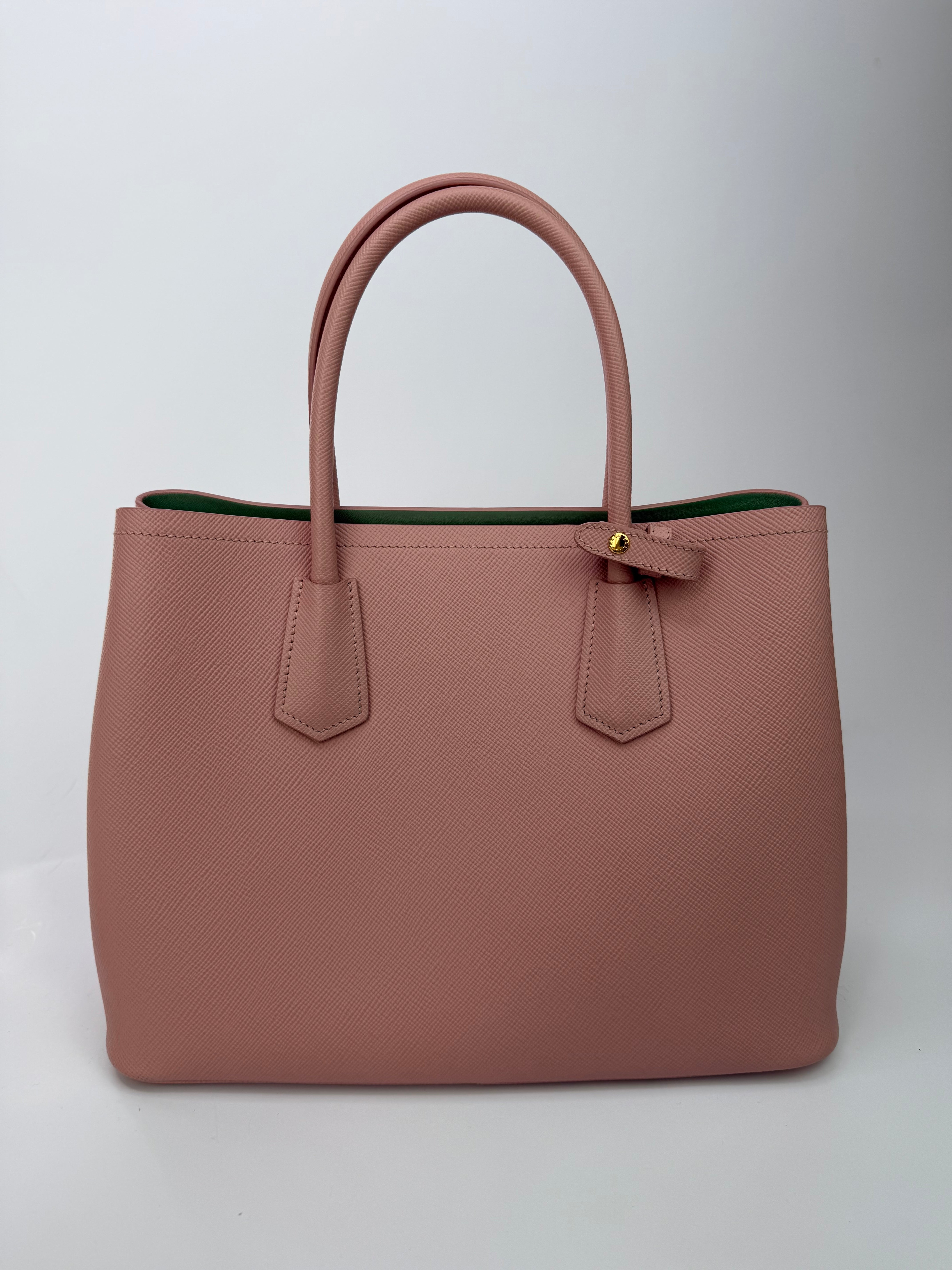 Prada Saffiano Cuir Double Tote Bag