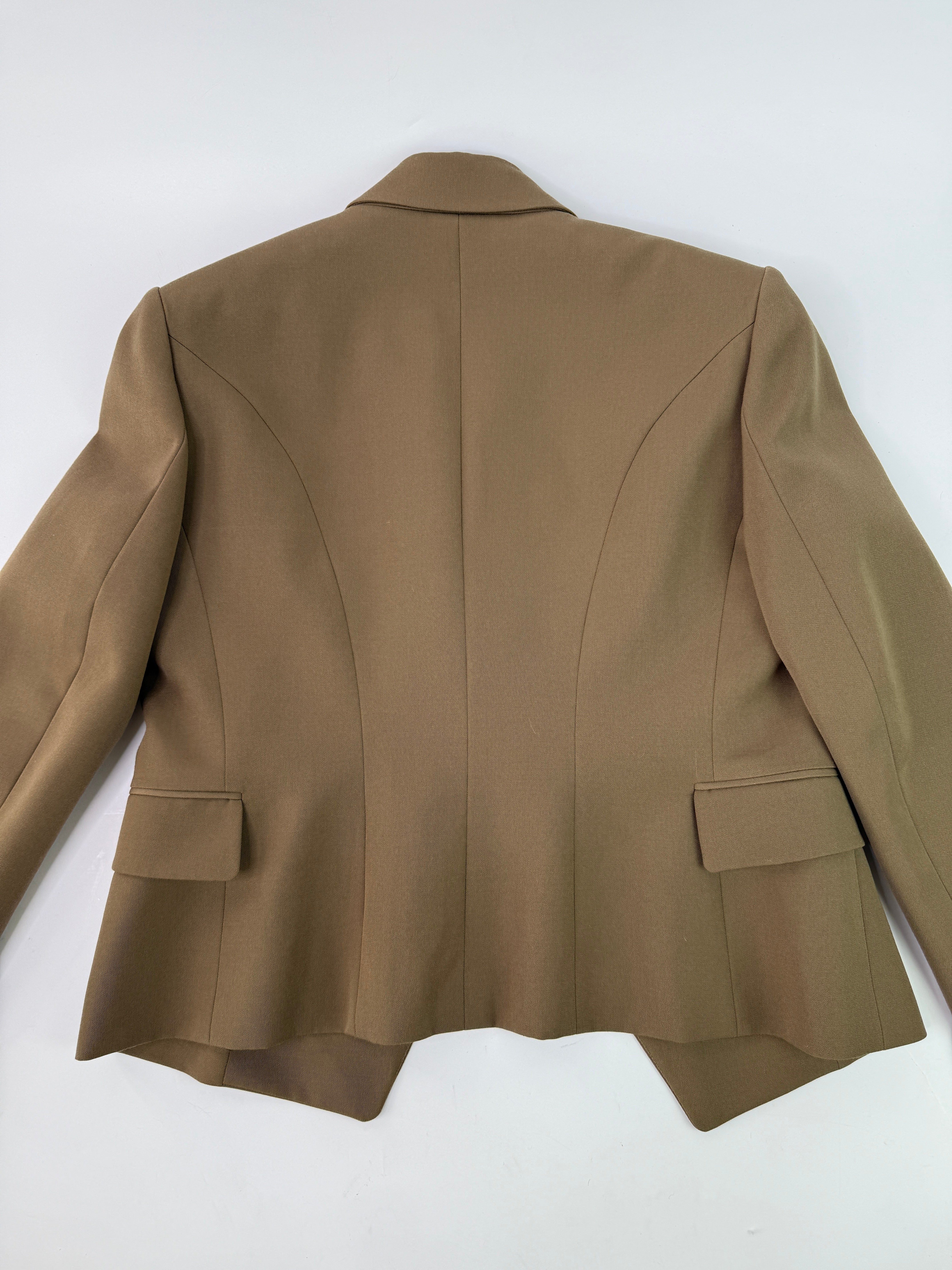 Balmain Khaki Blazer (Size FR46/UK18)