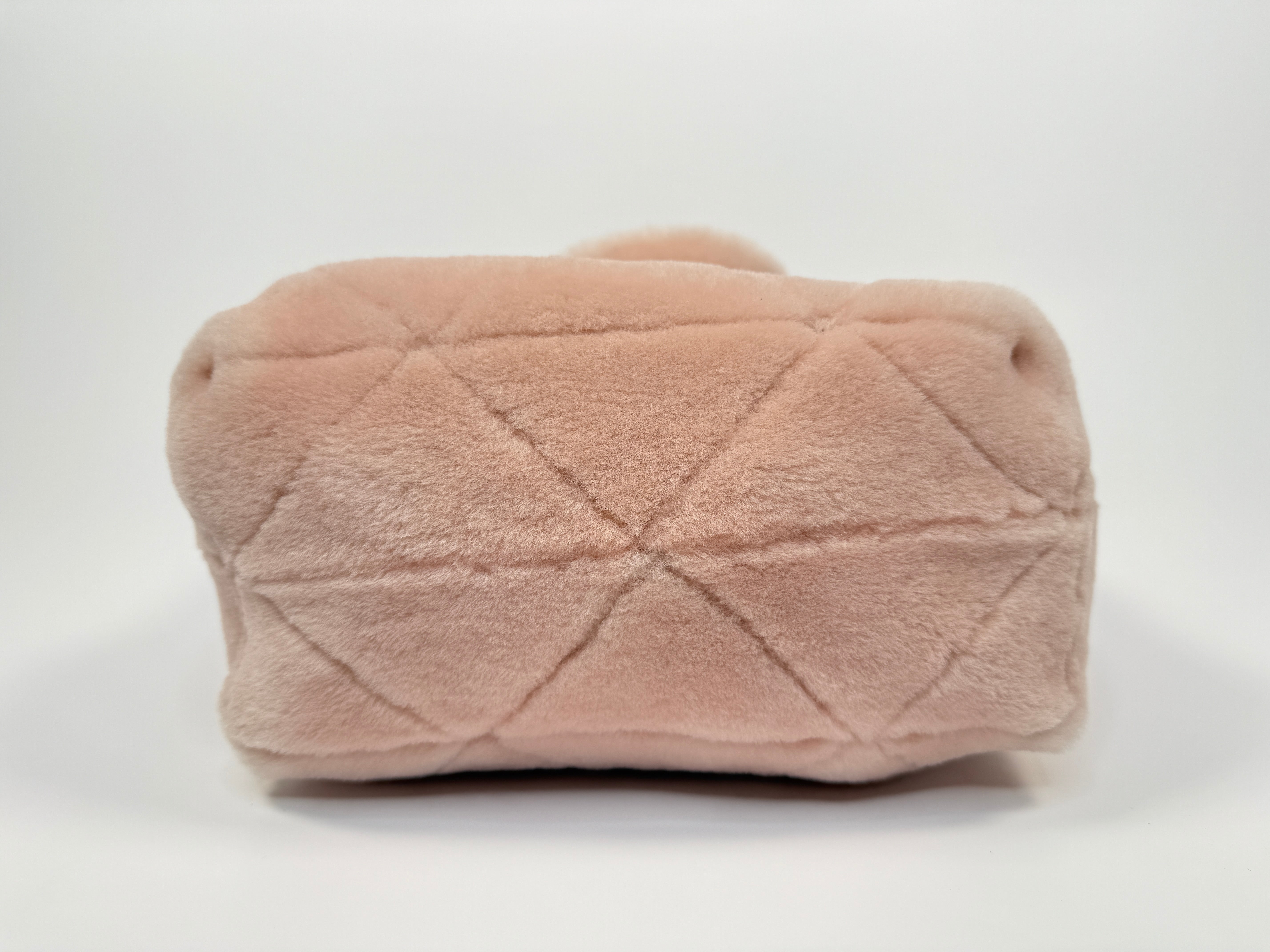 Prada Mini Shearling Tote Bag