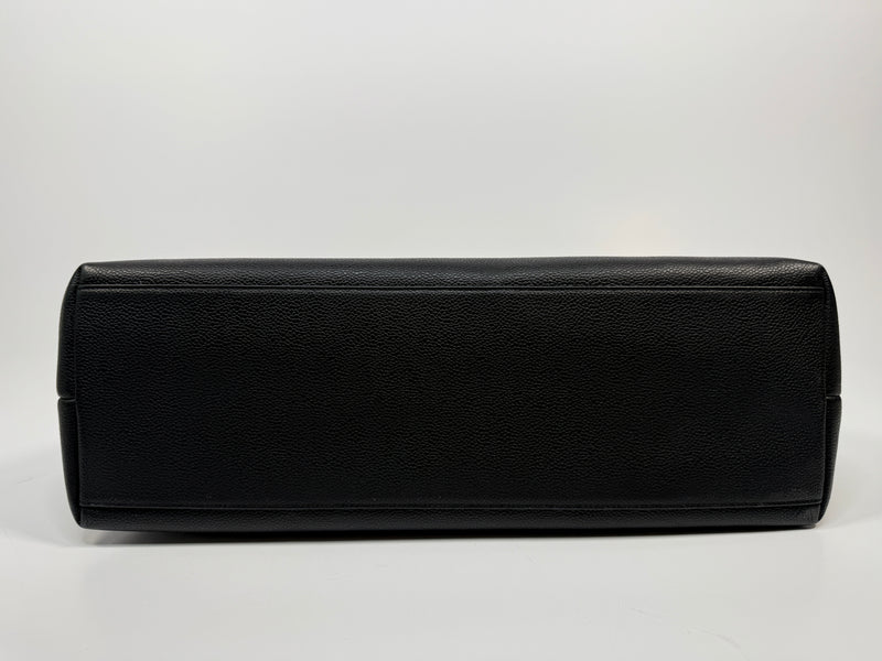 Chanel Vintage Black Caviar Tote Bag
