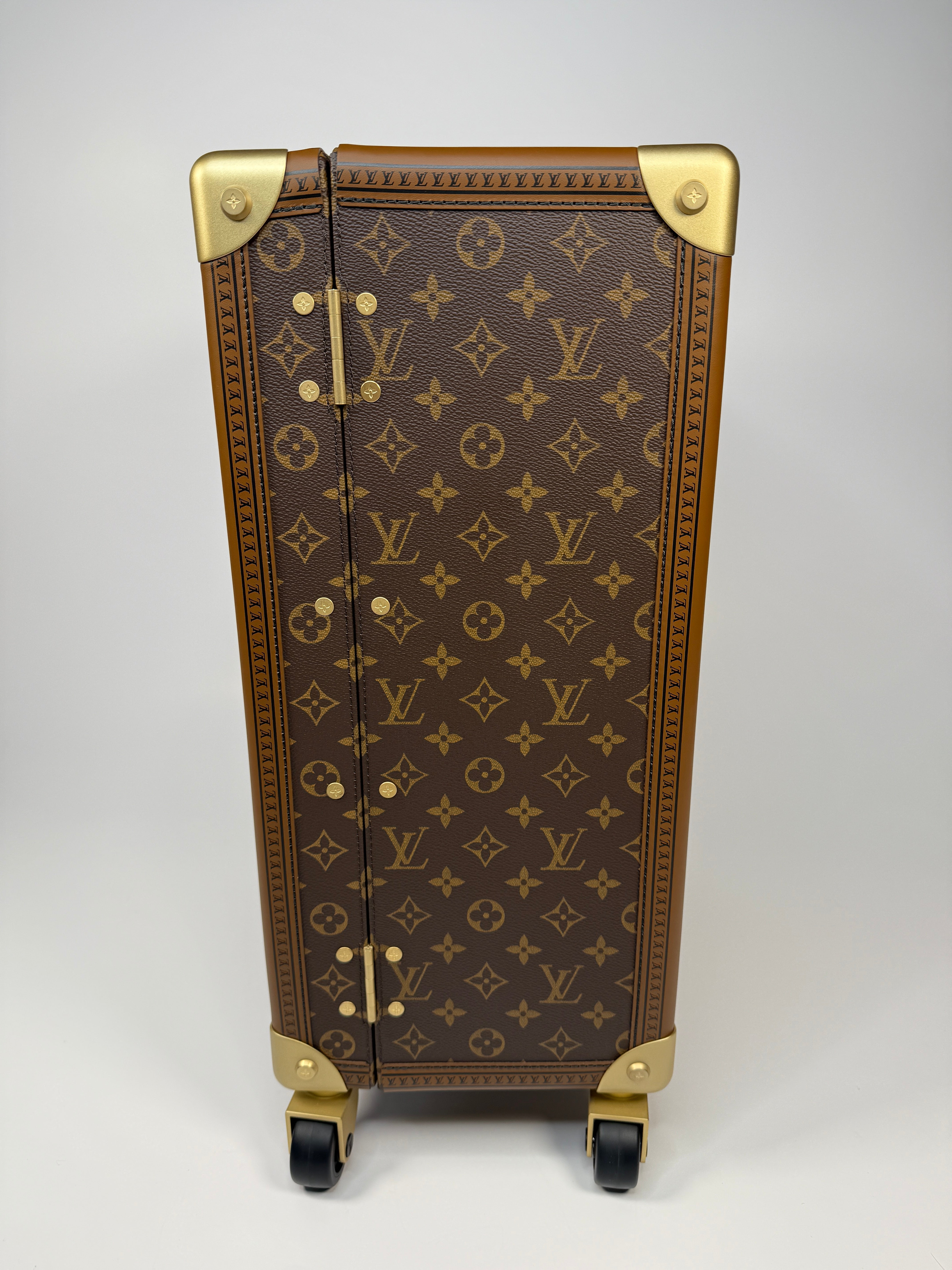 Louis Vuitton Monogram Trunk Roller authentic and preloved in new and unused condition