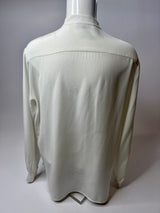 Givenchy Tie-neck Silk Crepe De Chine Blouse ( Size 38 / UK 10)