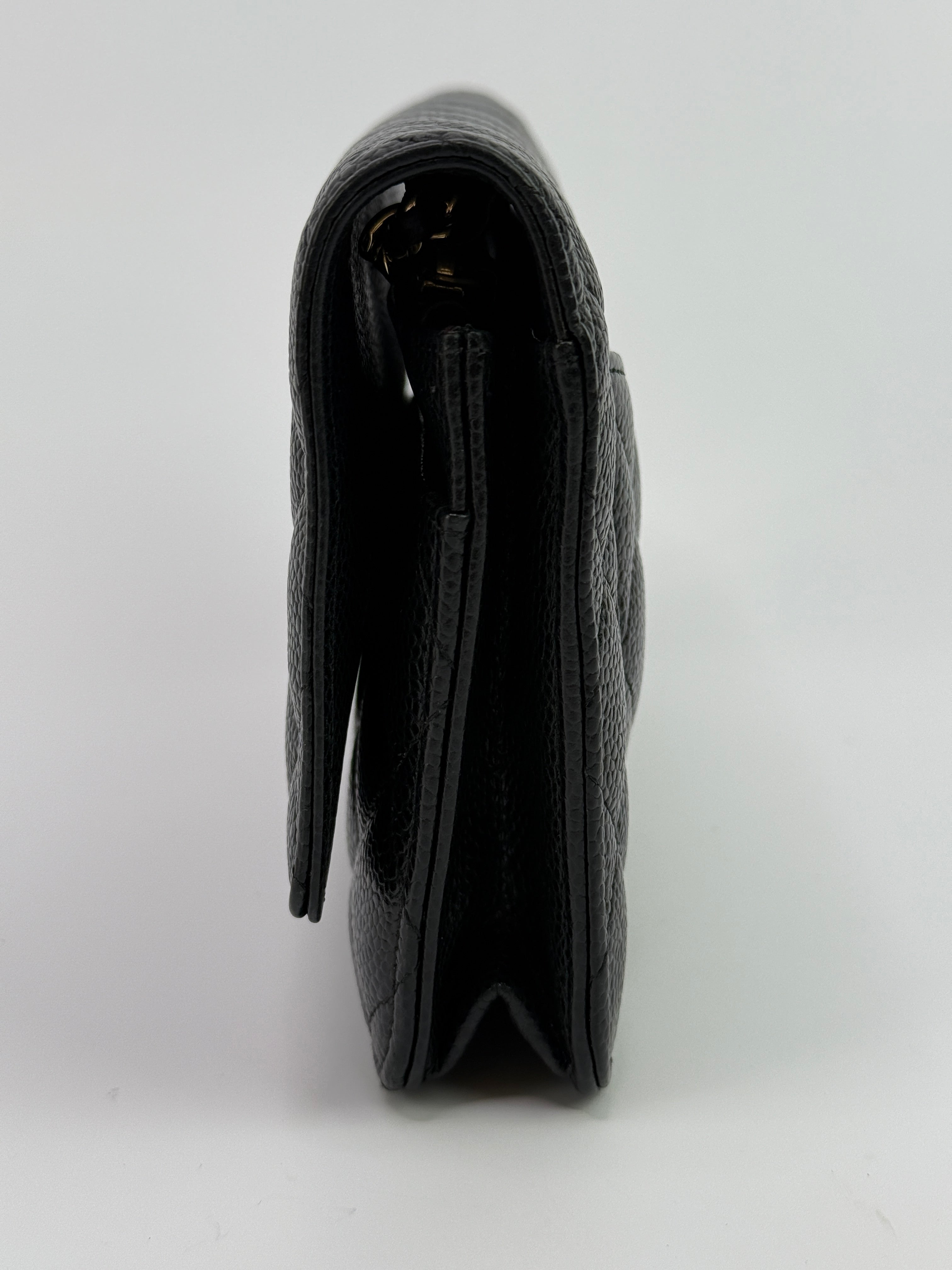 Chanel Wallet On Chain Black Caviar Leather With GHW