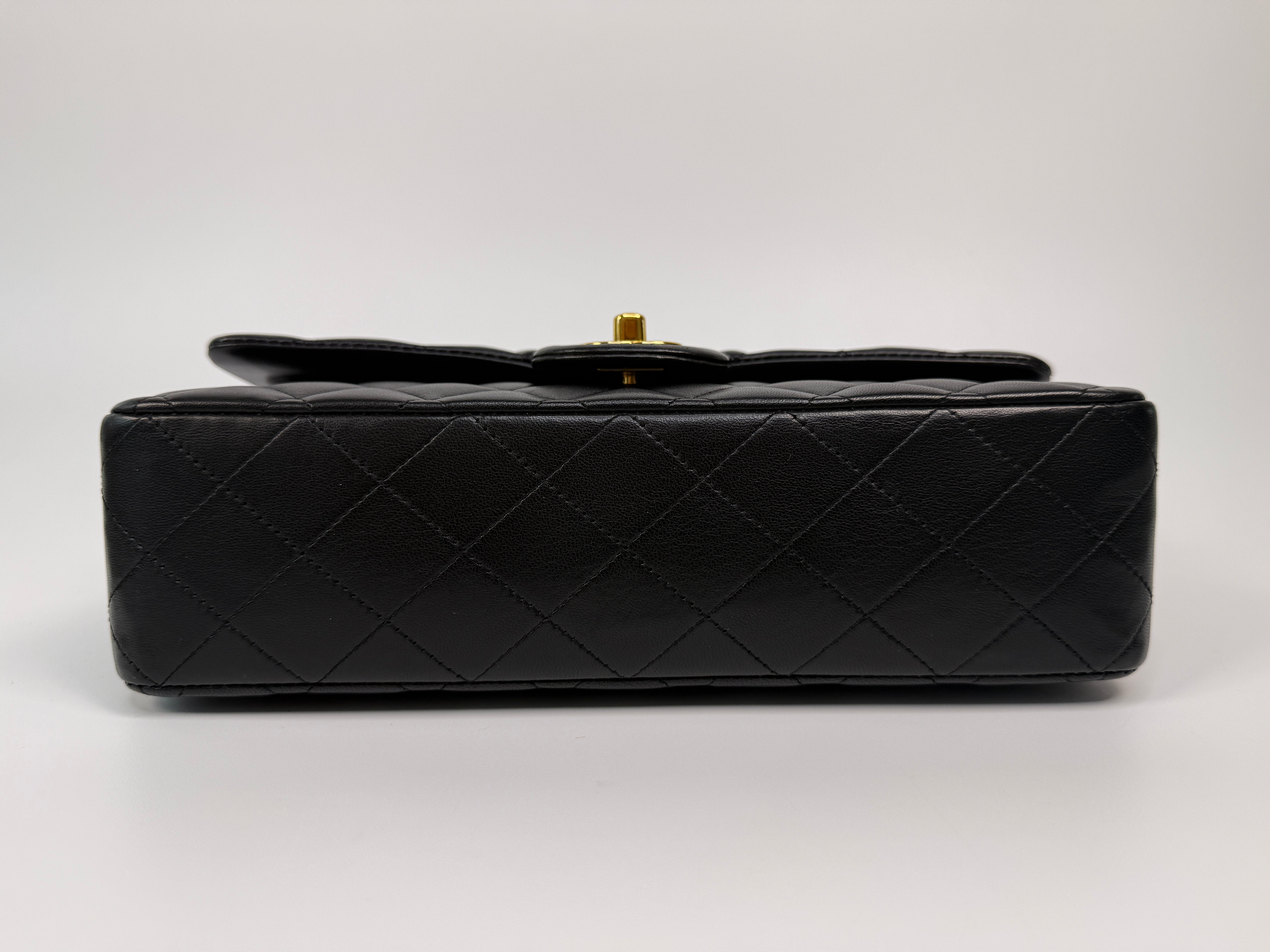 Chanel Medium Classic Double Flap Black Lambskin With Gold Hardware
Authentic Pre Loved Verified by Luxe Cheshire Trusted Designer resale