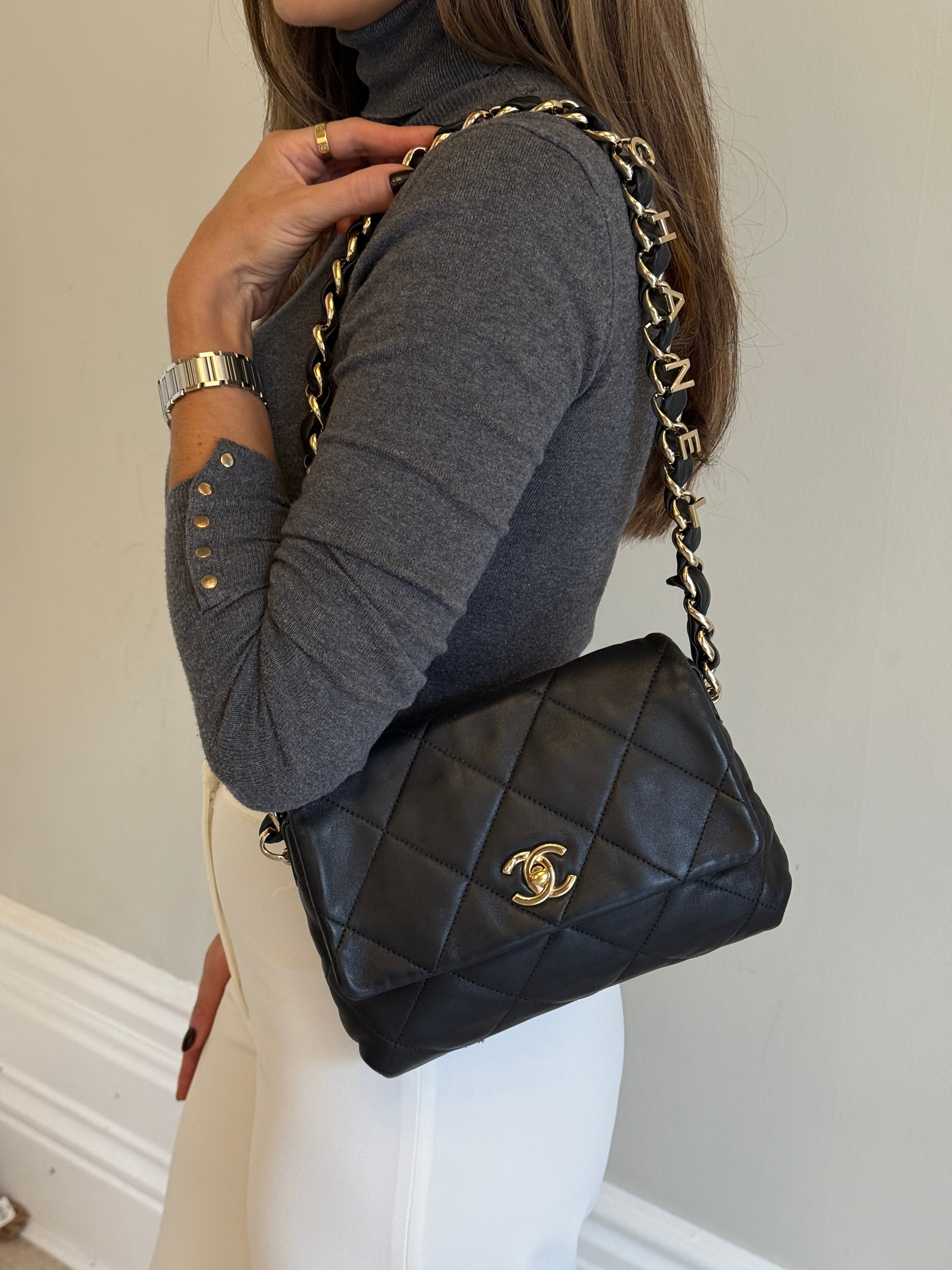 Chanel Black Seasonal Flap Bag
Pre Loved & Authentic 