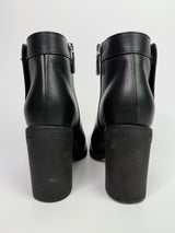 Chanel CC Turnlock Ankle Boots (Size 39/UK6)