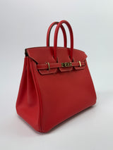 Hermès Birkin 25 In Candy Rose Jaipur Epsom With Permabrass Hardware