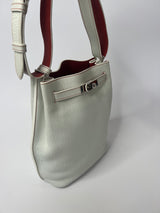 Hermès Sac So Kelly Blanc Verso, Togo and Sanguine Bag