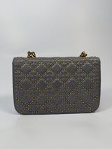 Christian Dior Lambskin Cannage Studded Dioraddict Shoulder Bag