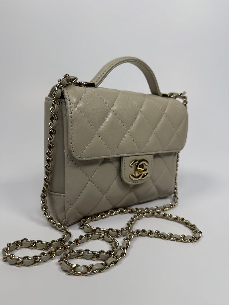 Chanel Seasonal Top Handle Flap Bag