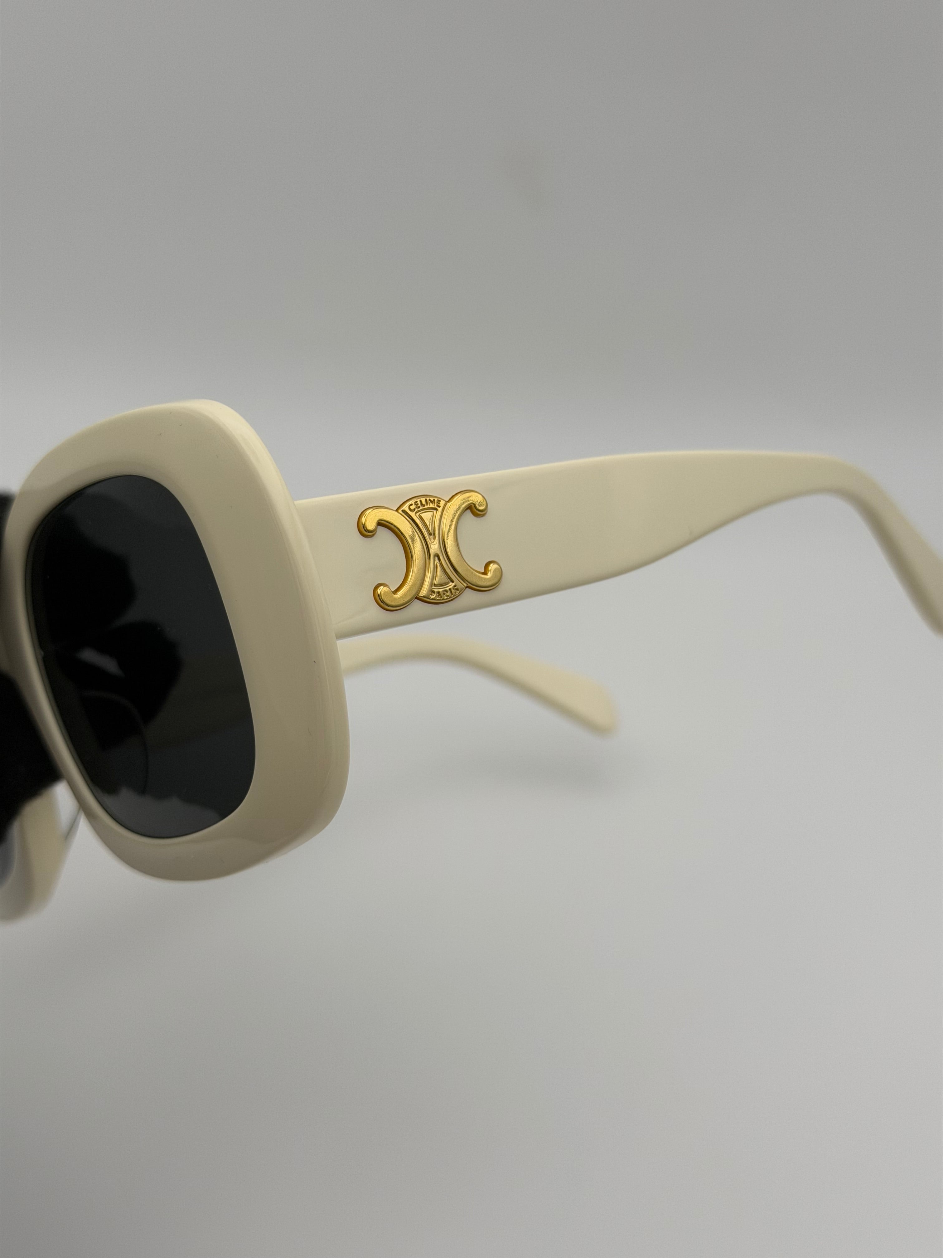 Celine Triomphe Sunglasses In White 100% authentic and preloved in excellent condition