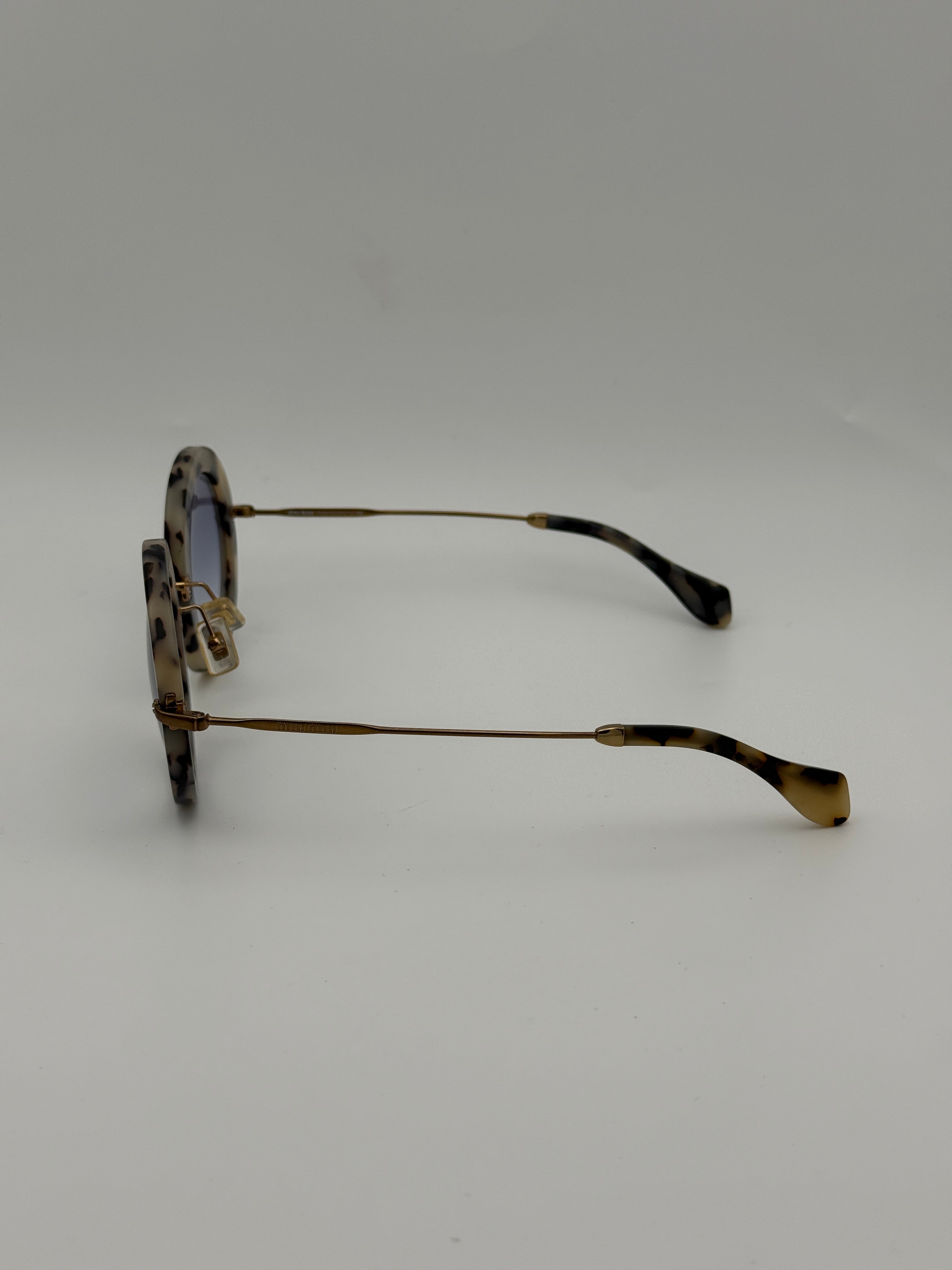 MiuMiu Over Sized Round Sunglasses