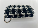 Chanel Wallet On Chain In Houndstooth