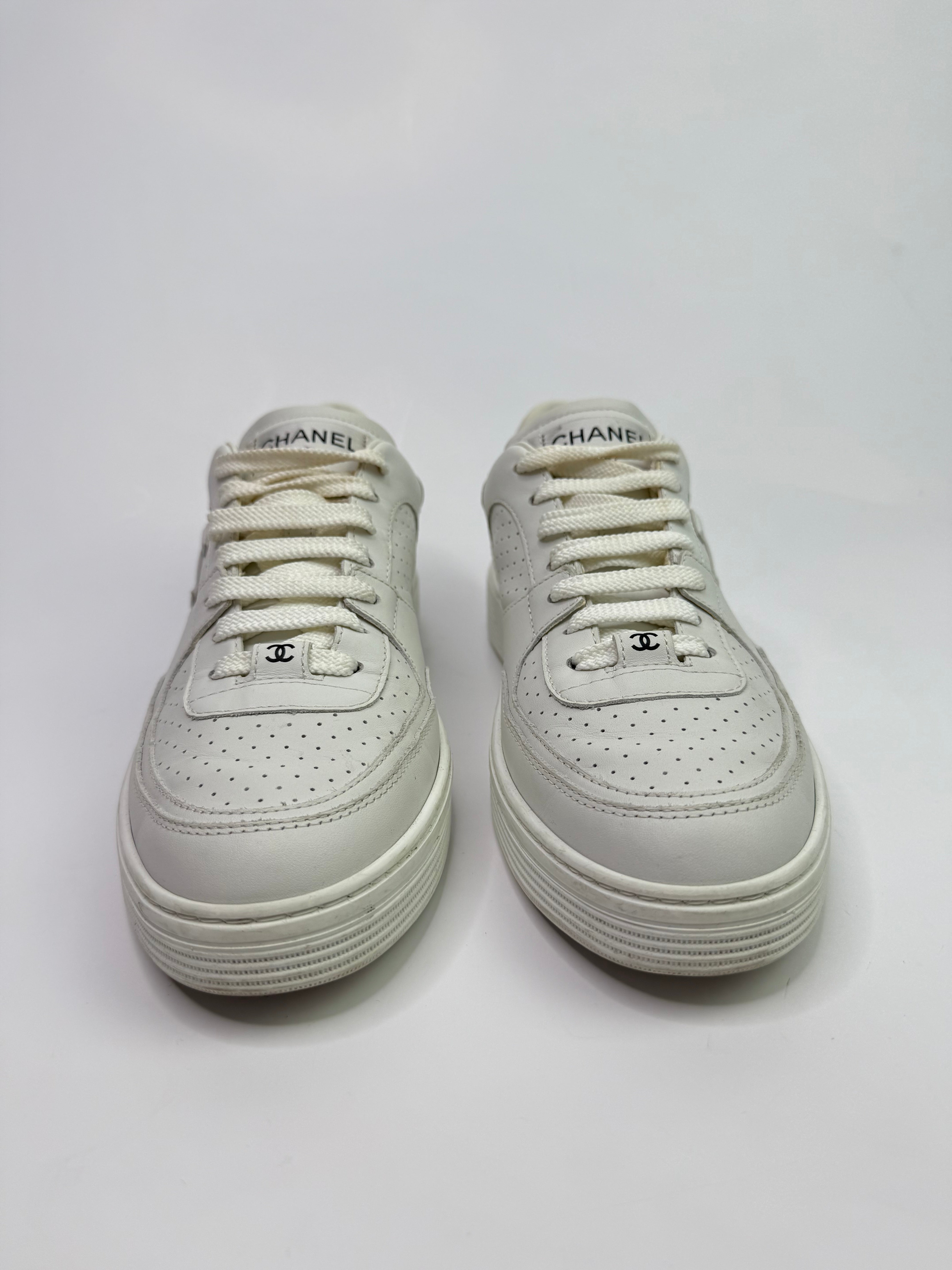 Chanel CC Logo Sneakers (Size 39.5/UK 6.5)