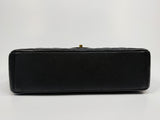 Chanel Maxi Classic Double Flap In Black Caviar Leather With GHW