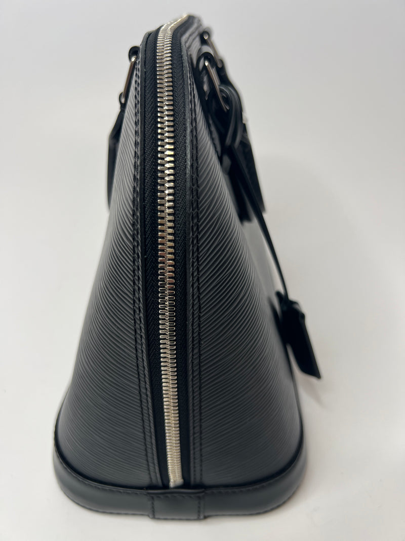Louis Vuitton Alma PM In Black Epi Leather