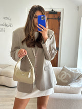 Prada Re-Edition 2000 Re-Nylon Bag In Beige