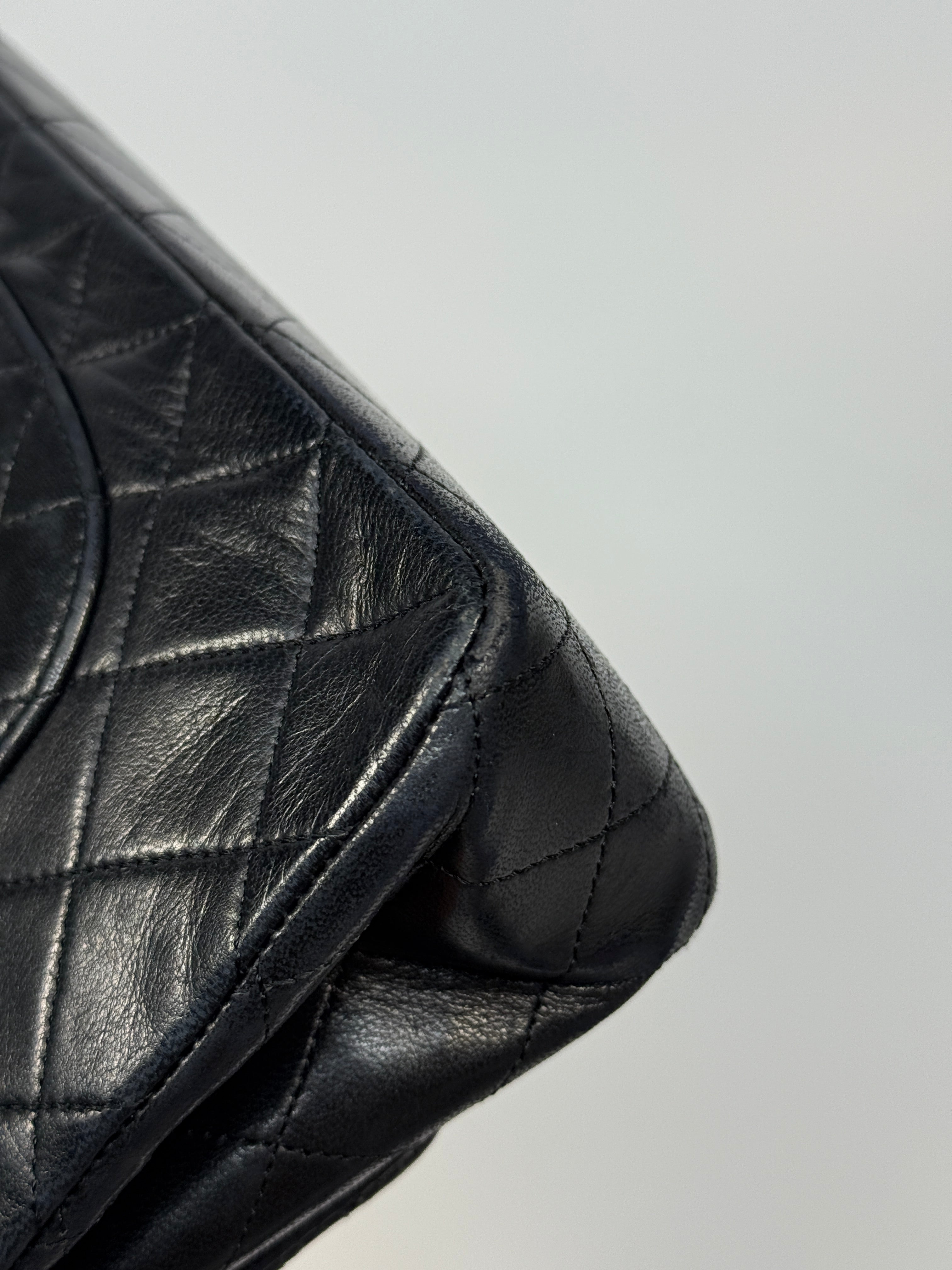 Chanel Vintage Medium Classic Double Flap Black Lambskin With 24k Gold Hardware
Pre Loved & Authentic 