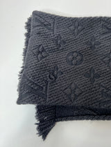 Louis Vuitton Black Monogram Scarf