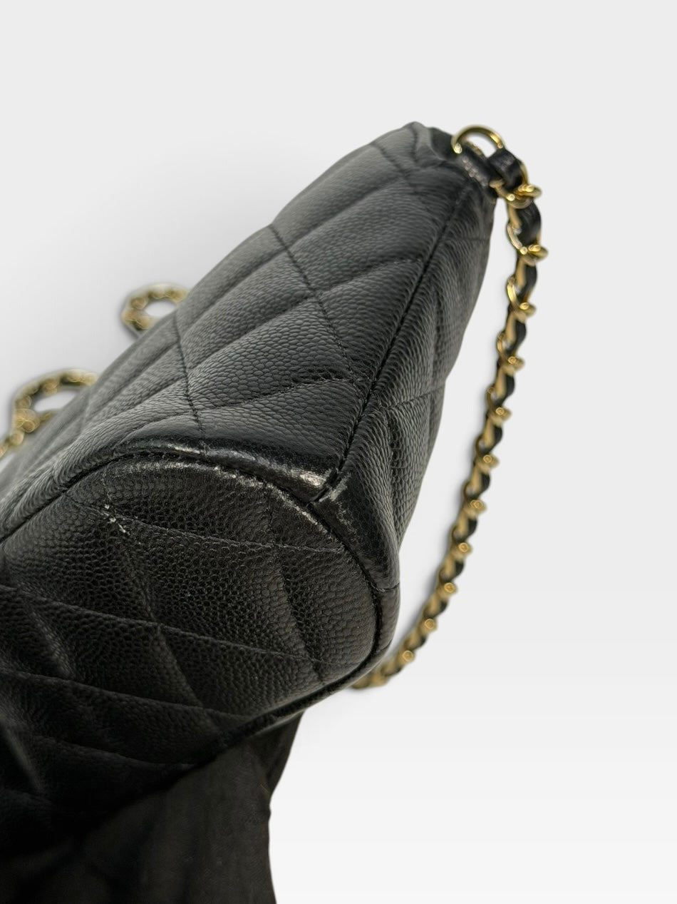Chanel Wallet On Chain Black Caviar Leather With Gold Hardware. Authentic and Preloved In Excellent condition. 100% Authenticity Guarantee. Insured next day delivery.