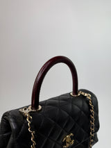 Chanel Small Coco In Black Caviar Leather With GHW