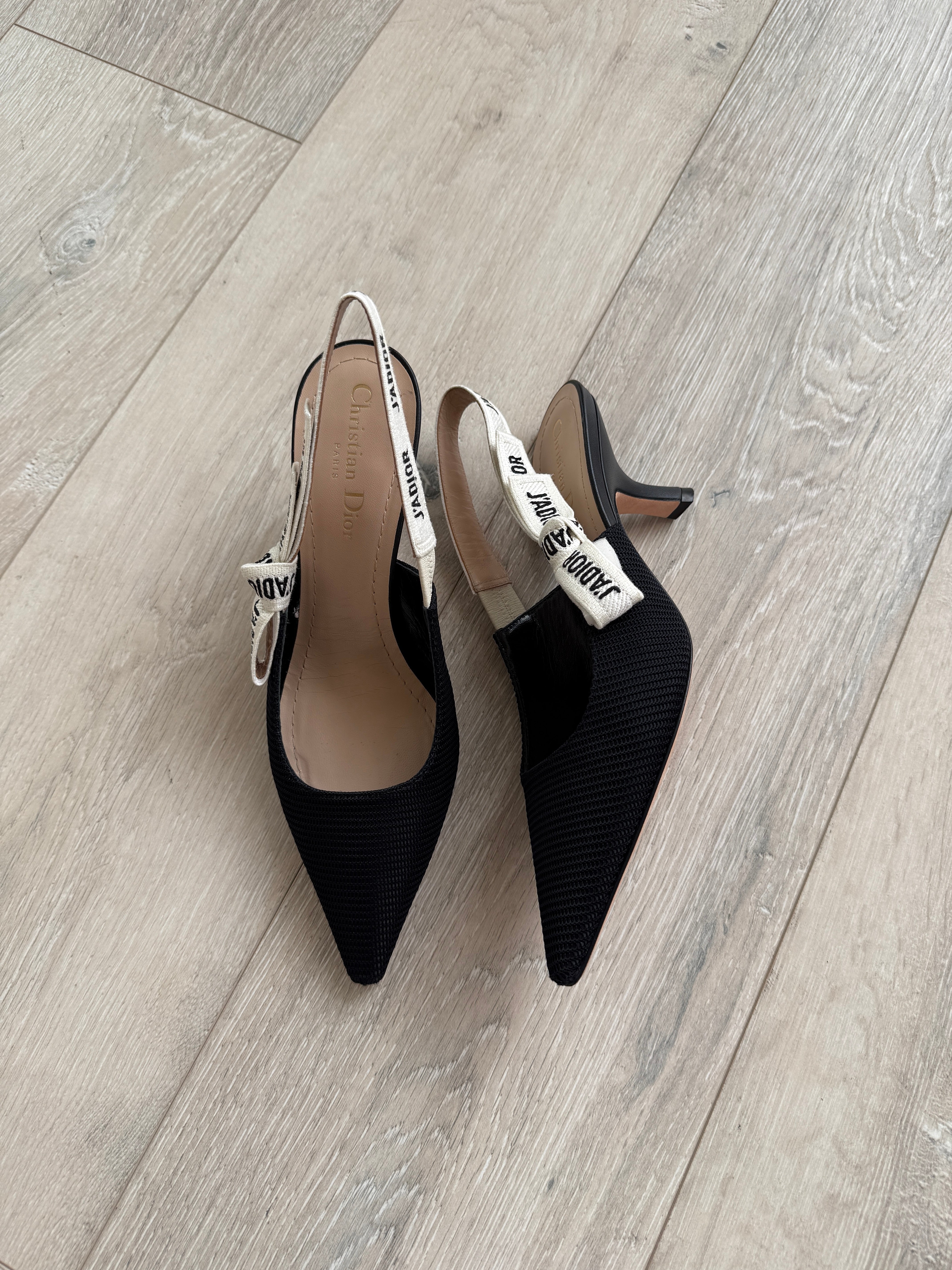 Christian Dior J'Adior Slingback Pumps (Size 37.5/UK4.5)