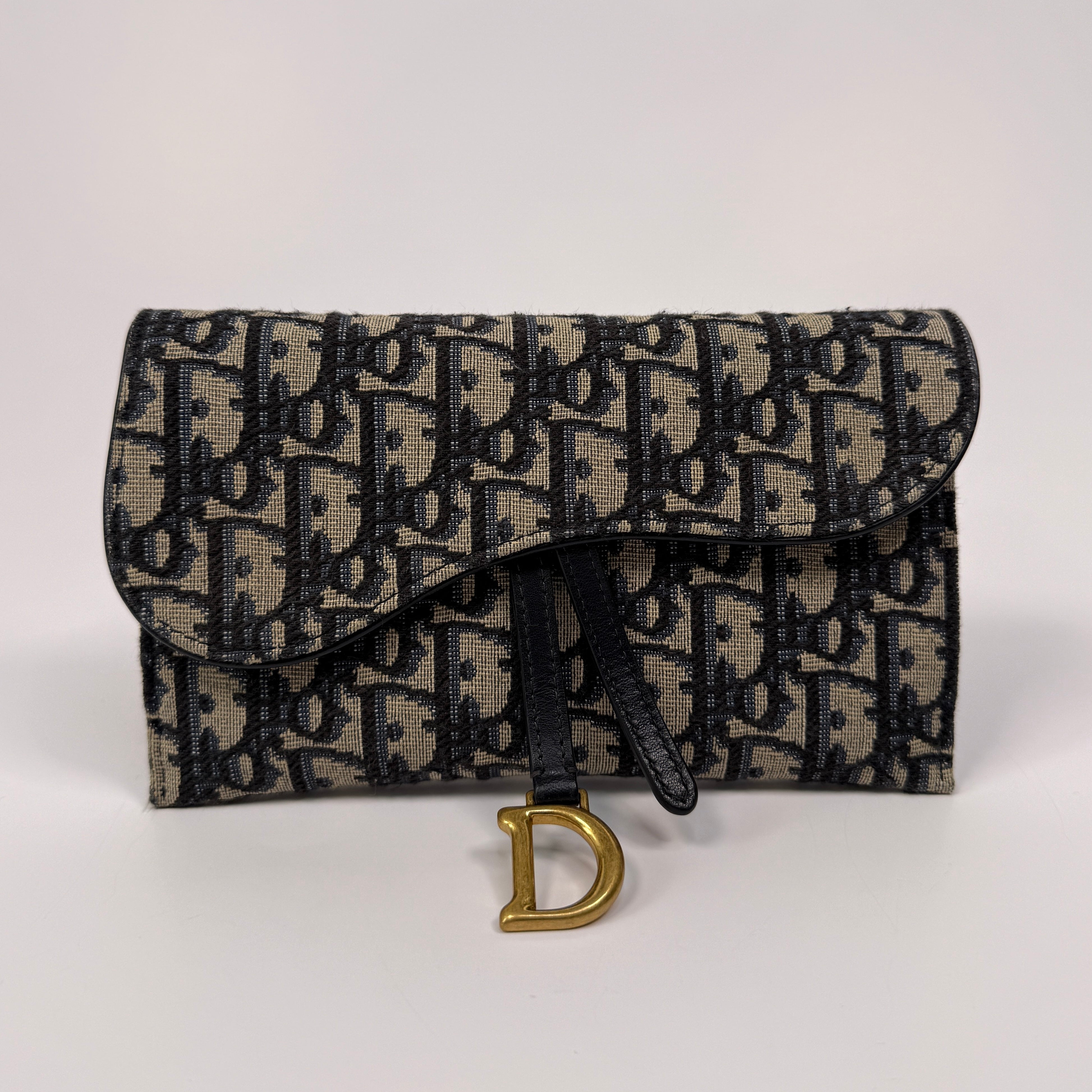 Christian Dior Medium Oblique Saddle Pouch