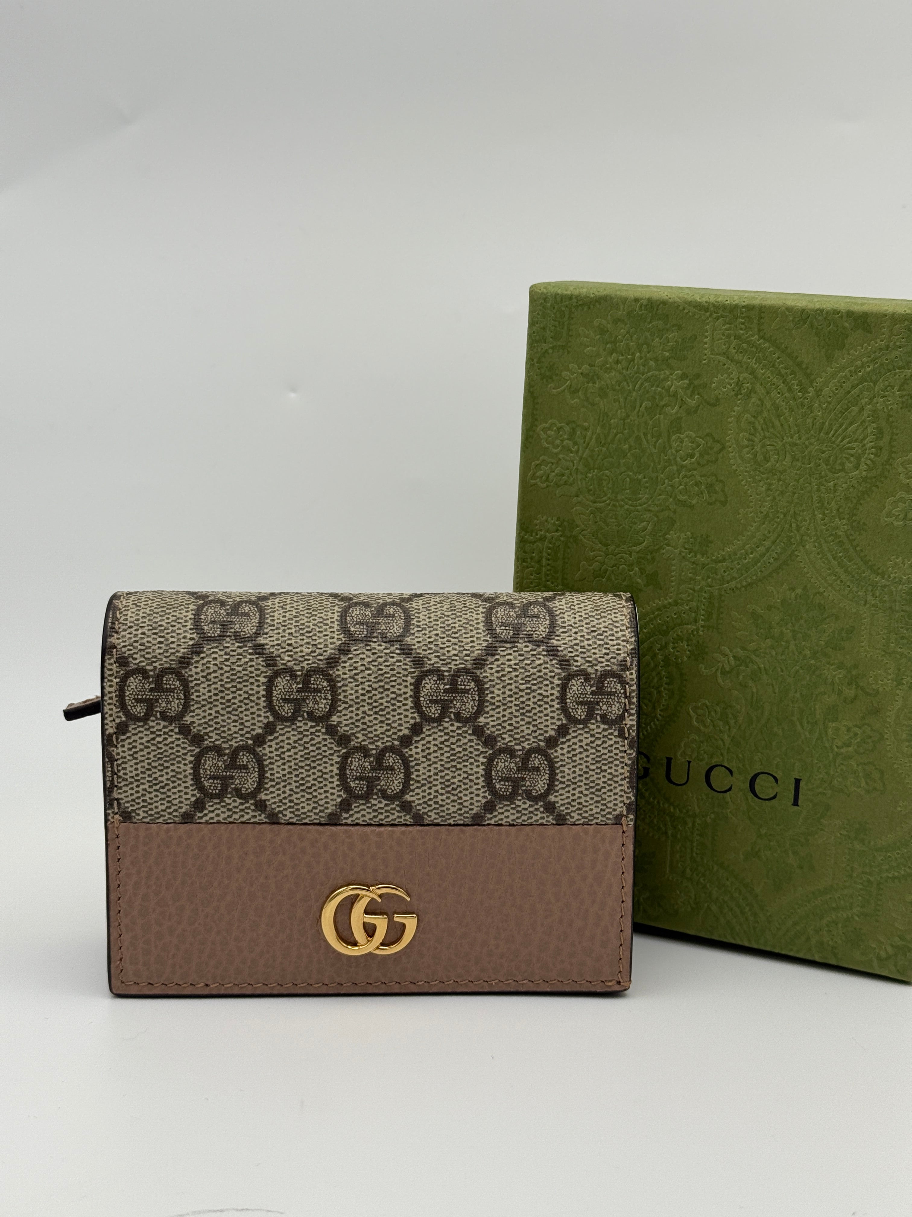 Gucci Bi-Colour GG Marmont Mini Wallet