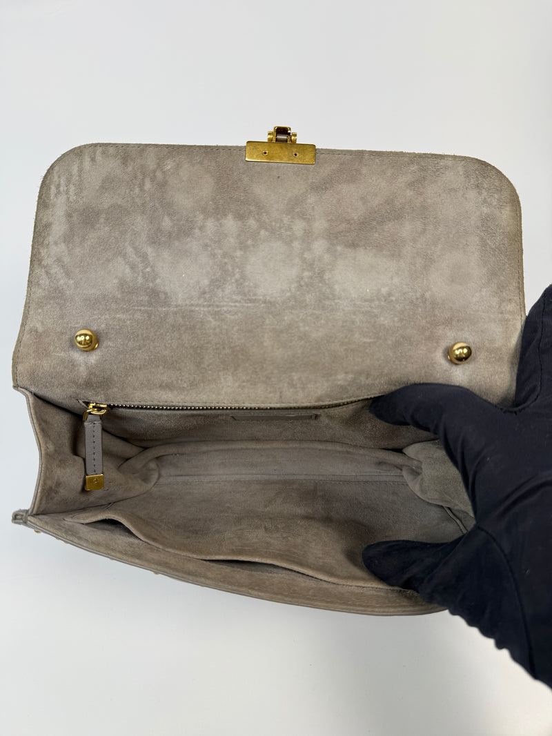 Christian Dior Lambskin Cannage Studded Dioraddict Shoulder Bag