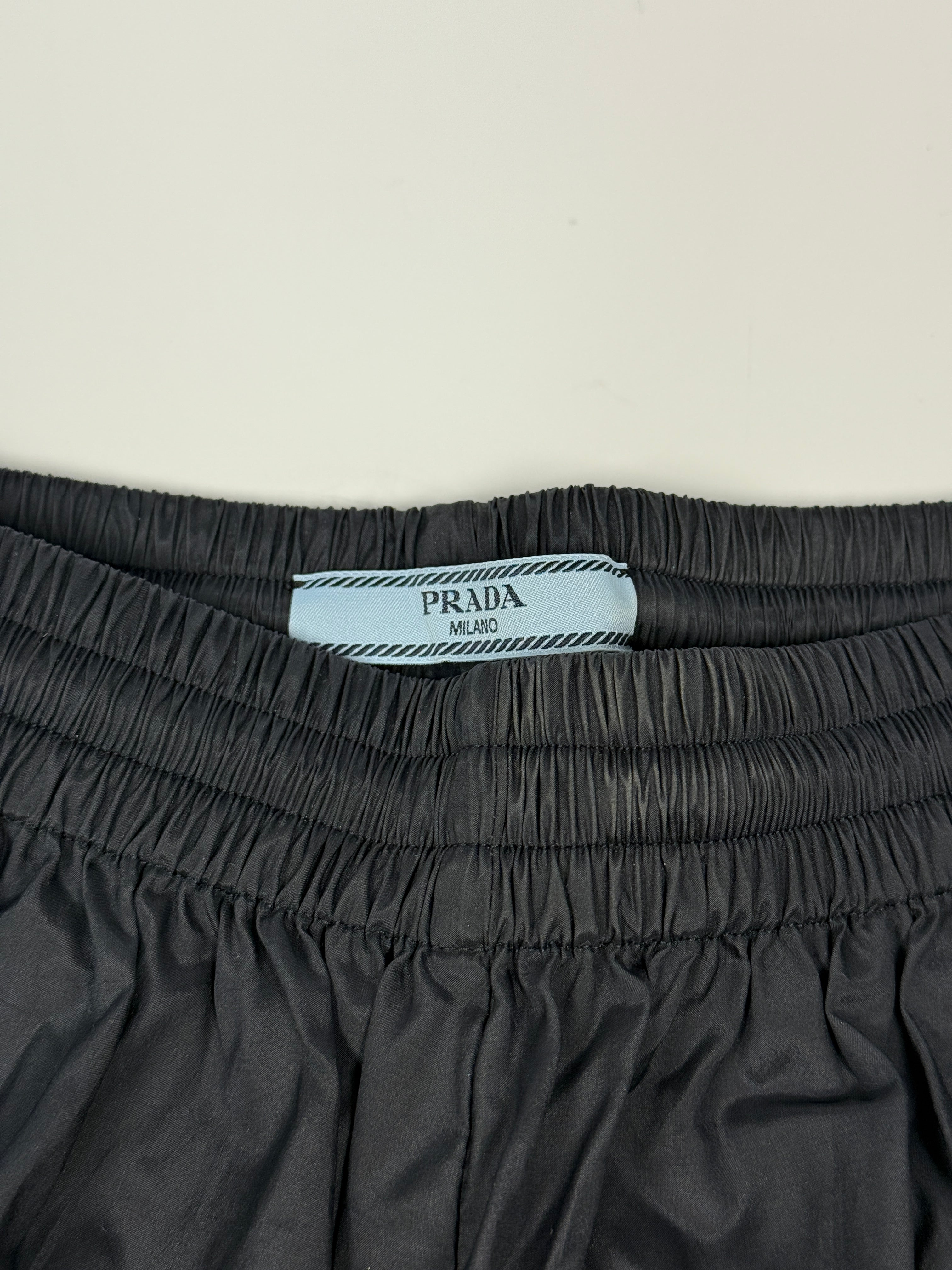 Prada Black Nylon Shorts (Size 38/UK6) Authentic and preloved Excellent condition