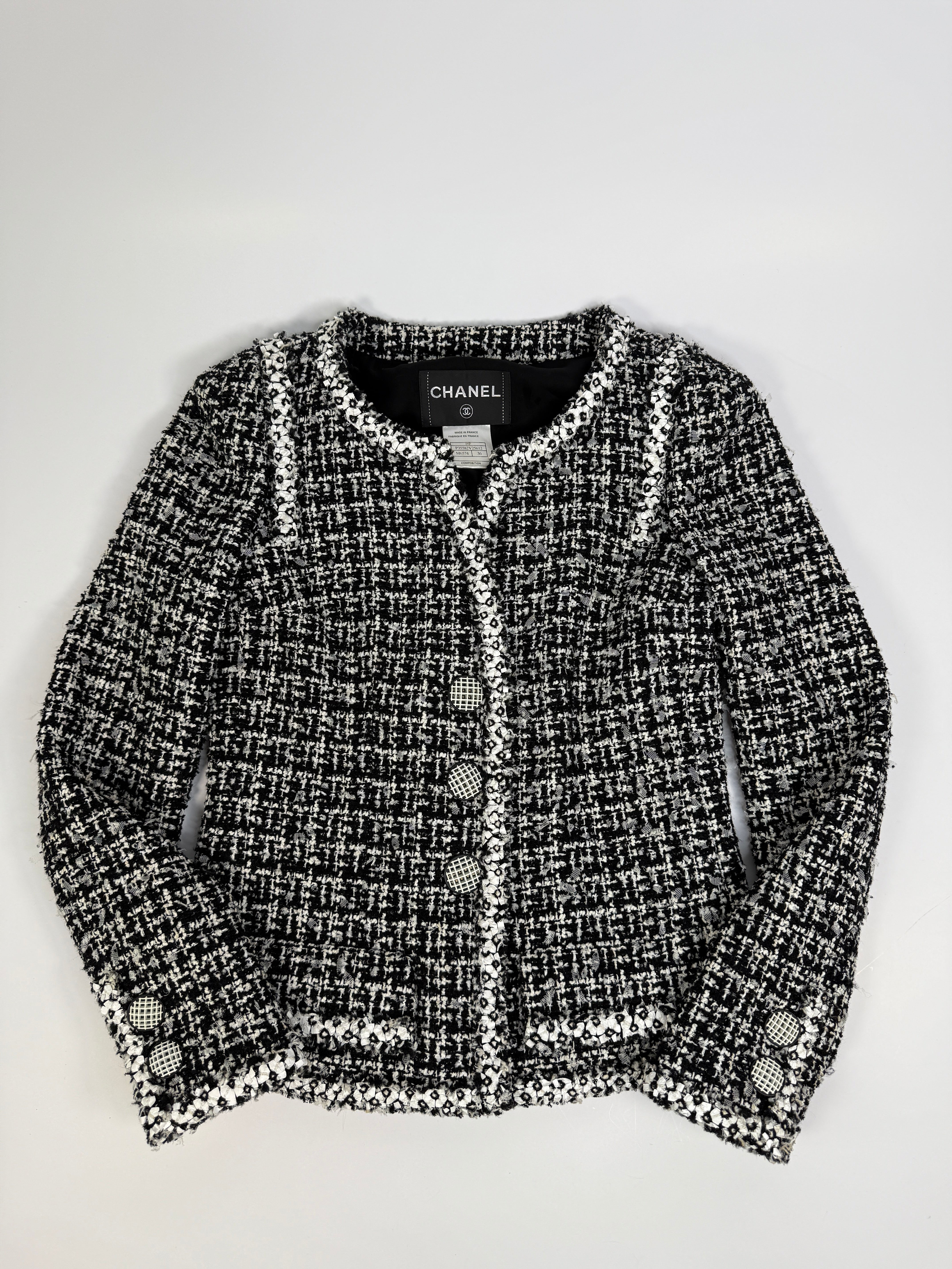 Chanel Tweed Jacket (Size 36/UK8)