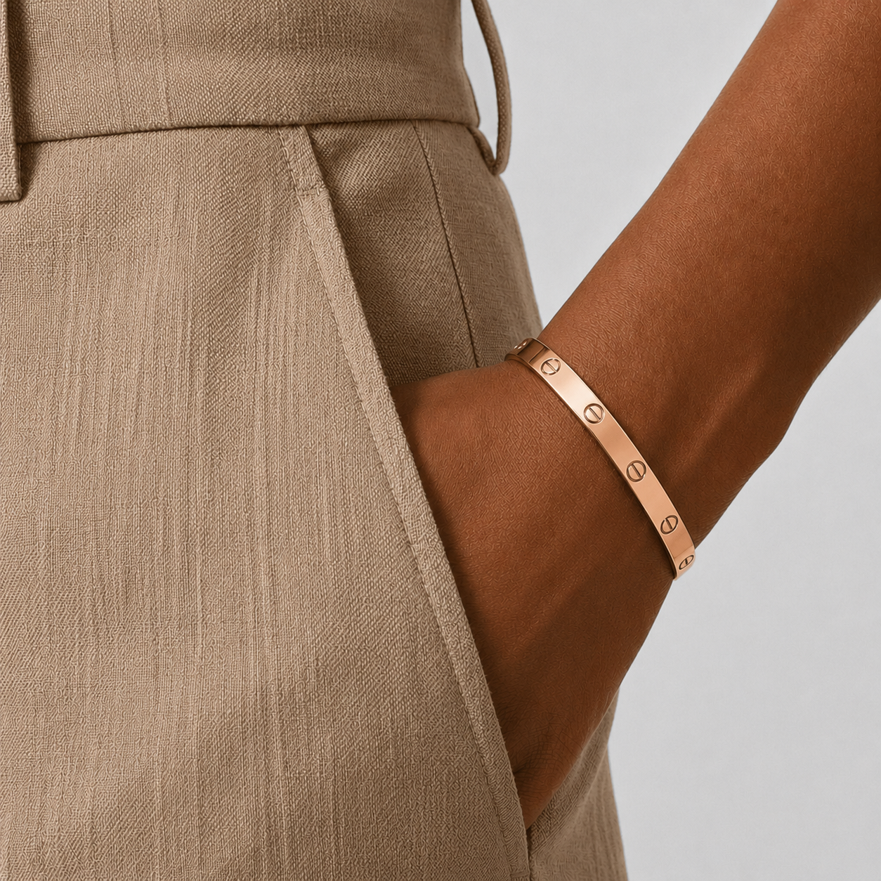 Cartier Love Bracelet in Rose Gold  Classic Model (Size 19)