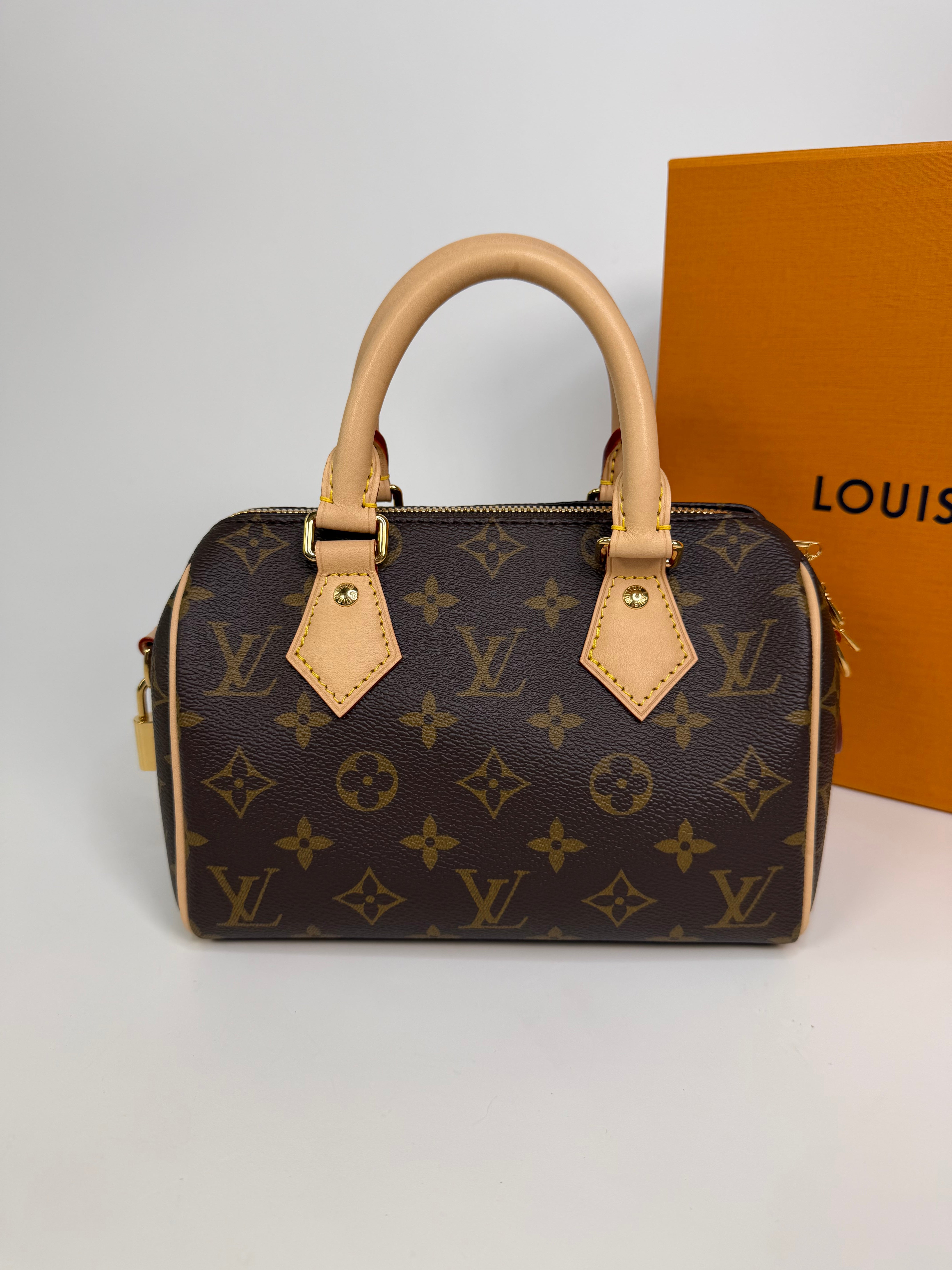 Louis Vuitton Speedy 20 In Monogram Canvas With Gold Hardware. Authentic and preloved in excellent condition.