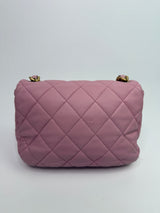 Chanel Pink Lacquered Flap Bag