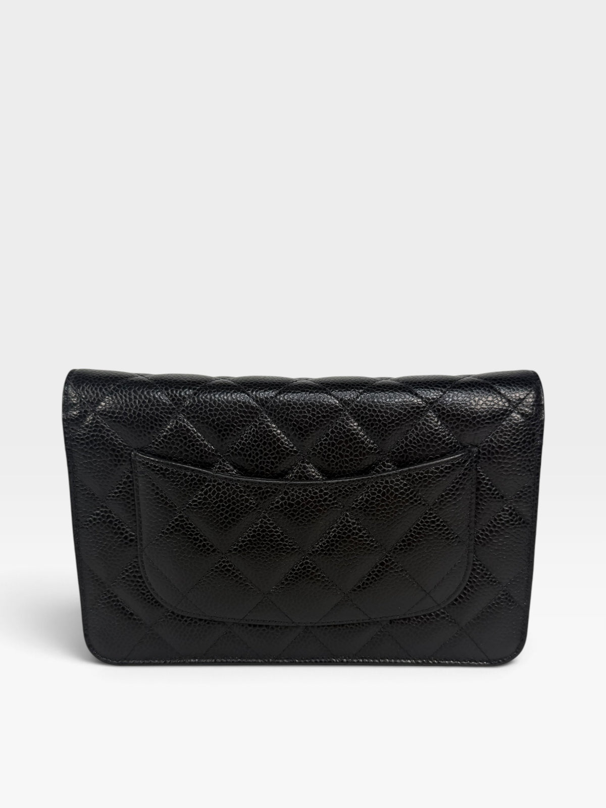 Chanel Wallet On Chain In Black Caviar Leather With Gold Hardware. Authentic and preloved in excellent condition. 100% guarantee