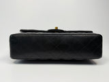 Chanel Medium Classic Double Flap Black Lambskin With GHW