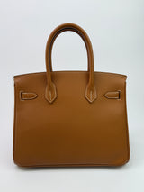 Hermès Birkin 30 In Gold Sellier Epsom Leather GHW