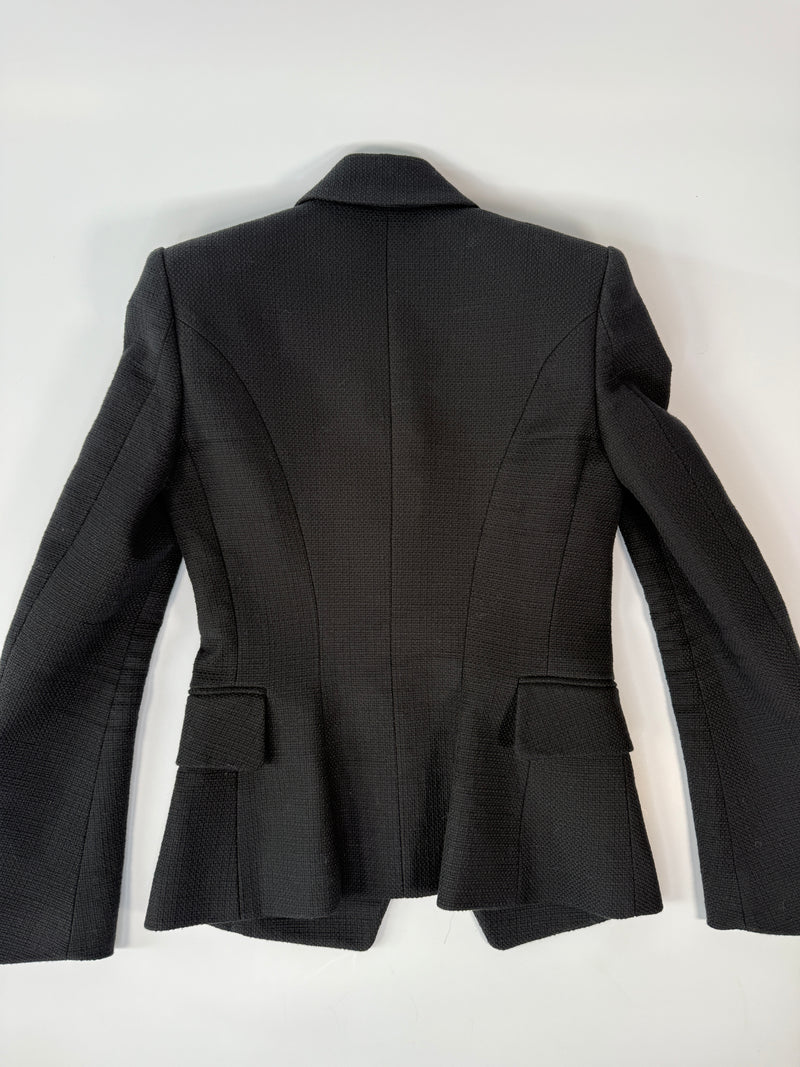 Balmain Black Blazer (Size34/UK6)
