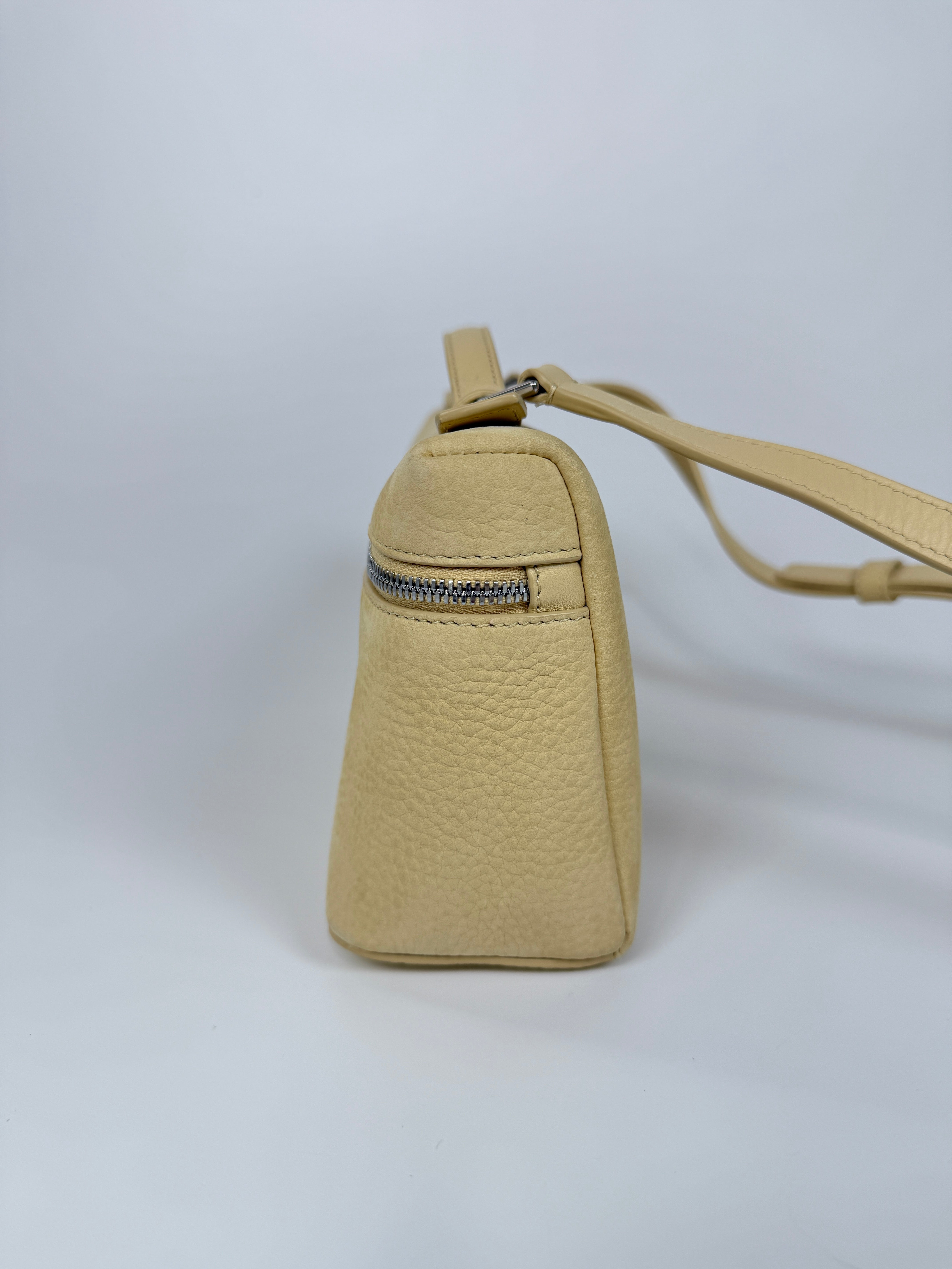 Loro Piana Extra Pocket L19 Bag In Chantilly Cream With silver hardware, Authentic and preloved. Very good condition. 100% Authenticity guarantee 