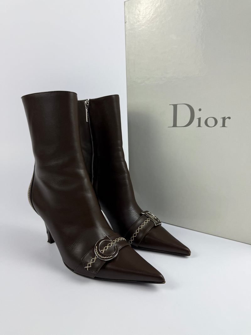Christian Dior Ankle Boots  (Size 37.5/UK4.5)
