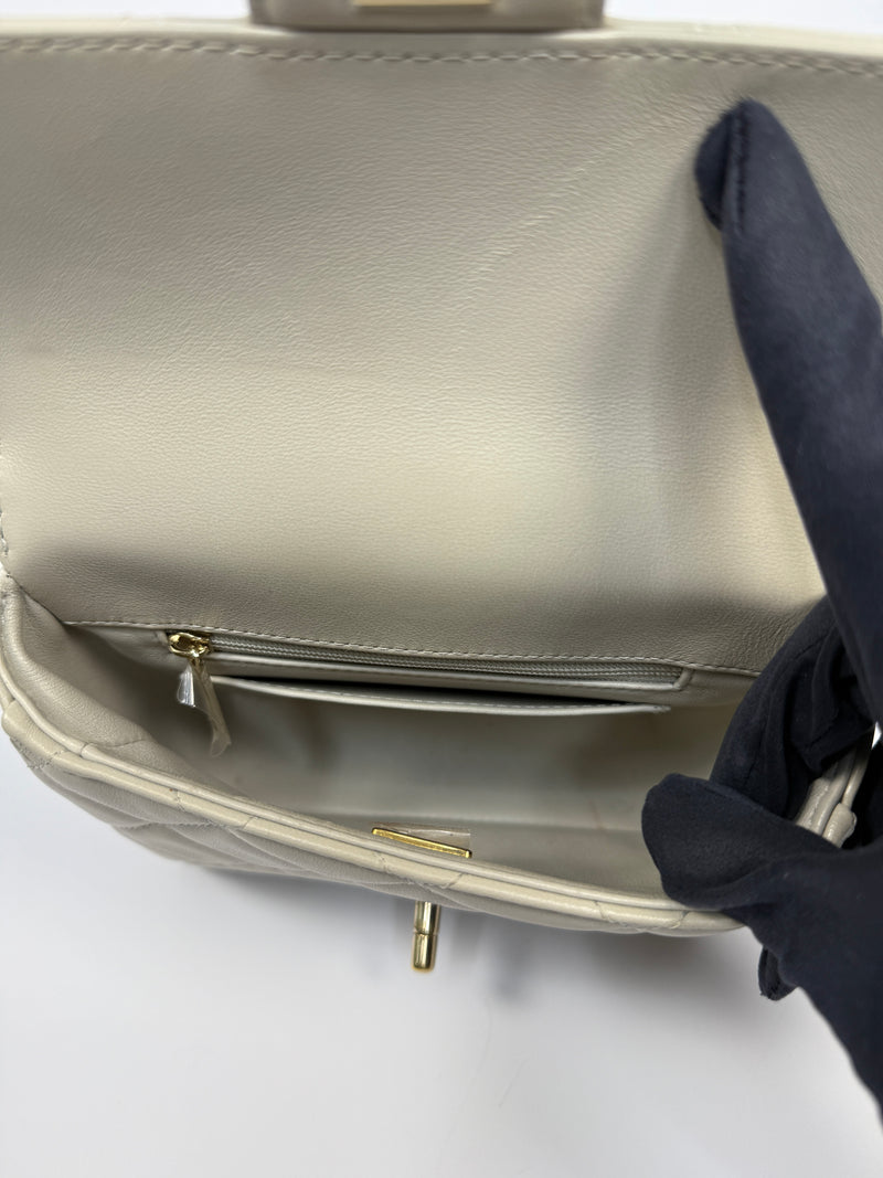Chanel Seasonal Top Handle Flap Bag