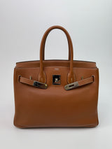 Hermès Birkin 30 In Gold Swift Leather With PHW